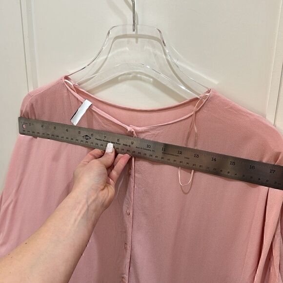 Pink Zara Top Ruffle Sleeve - Picture 4 of 6